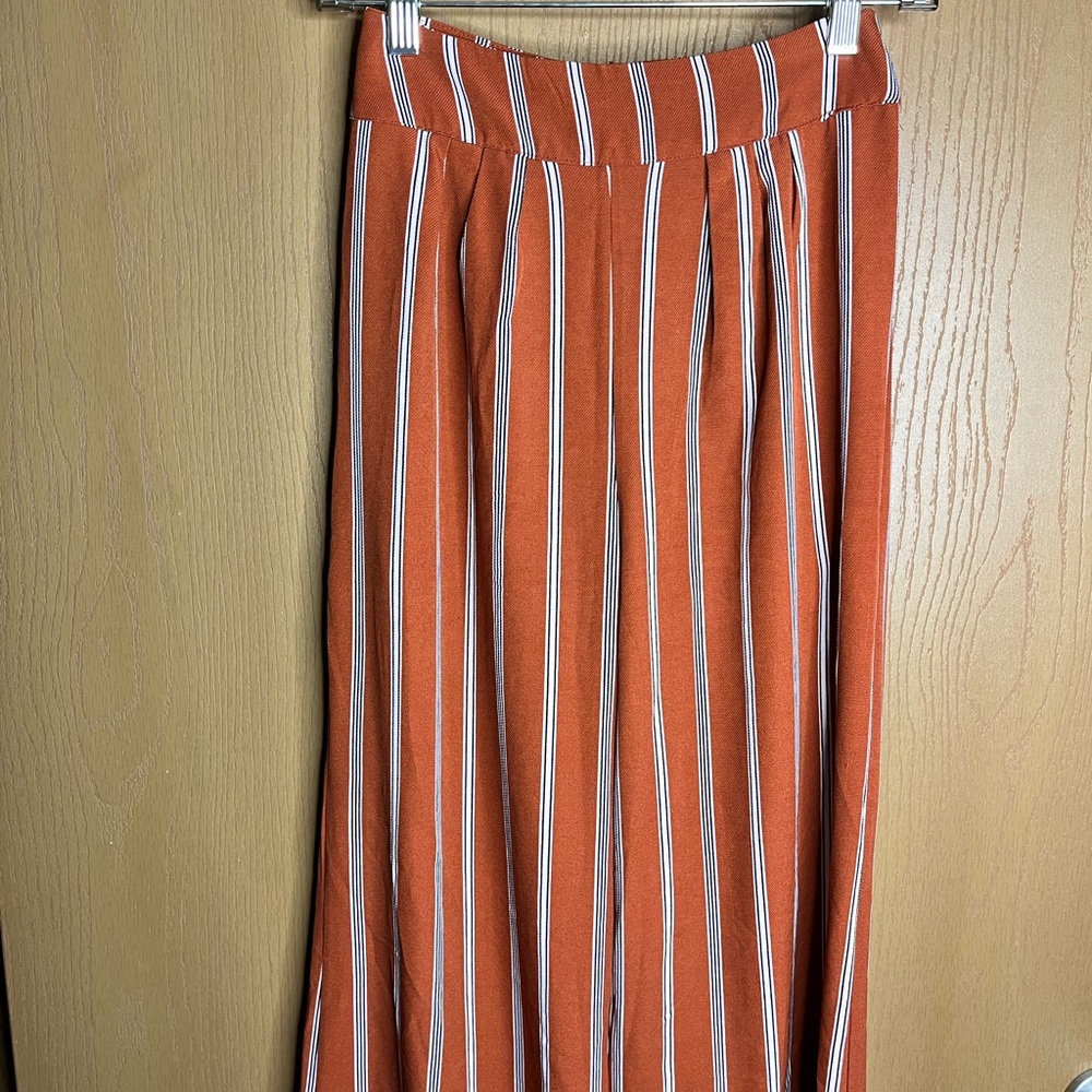 Striped Rusty colored Two-Piece Set - Picture 5 of 7